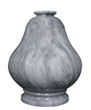 Load image into Gallery viewer, Large/Adult 220 Cu. In. Equator Cashmere Gray Solid Natural Marble Cremation Urn