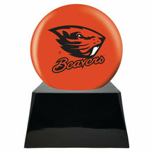 Load image into Gallery viewer, Large/Adult 200 Cubic Inch Oregon State Beavers Metal Ball on Cremation Urn Base