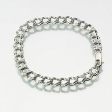 Load image into Gallery viewer, Sterling Silver Double Link Bracelet Jewelry For Funeral Cremation Urn Pendants