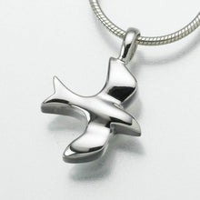 Load image into Gallery viewer, Sterling Silver Dove Memorial Jewelry Pendant Funeral Cremation Urn