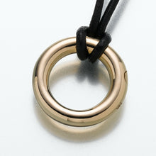 Load image into Gallery viewer, Gold Vermeil Eternity Memorial Jewelry Pendant Funeral Cremation Urn