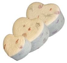 Load image into Gallery viewer, Biodegradable, Eco-Friendly, Floral Companion Size Heart For 2 Cremation Urn