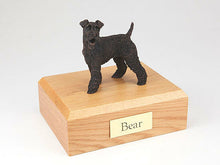 Load image into Gallery viewer, Fox Terrier Pet Funeral Cremation Urn Available in 3 Different Colors & 4 Sizes