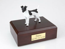 Load image into Gallery viewer, Fox Terrier Pet Funeral Cremation Urn Available in 3 Different Colors & 4 Sizes
