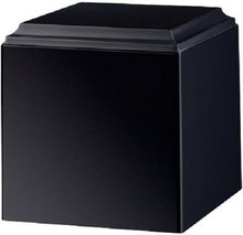 Load image into Gallery viewer, Large/Adult 280 Cubic Inch Black Night Cultured Marble Cube Cremation Urn