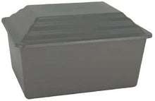 Load image into Gallery viewer, Large/Adult Gray Polymer Urn Vault for Ground Burial for Funeral Cremation Urn