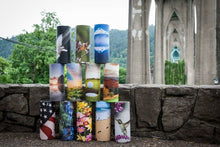 Load image into Gallery viewer, Set of Large, Med & Small Autumn Trees Scattering Tube Cremation Urns for Ashes