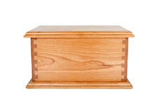 Load image into Gallery viewer, Large/Adult Craftsman 280 Cubic Inches Wood Box Funeral Cremation Urn for Ashes