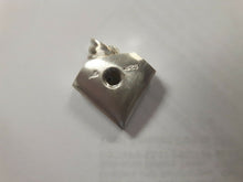 Load image into Gallery viewer, Sterling Silver Superman S Logo Funeral Cremation Urn Pendant for Ashes w/Chain