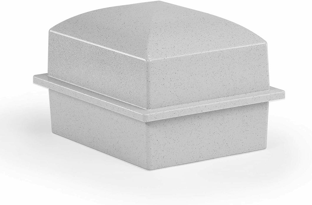 Crowne Vault Small Granite Colored Coronet Polymer Compact Funeral Cremation Urn Burial Vault