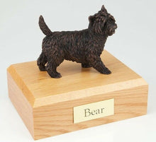 Load image into Gallery viewer, Cairn Terrier Pet Funeral Cremation Urn Available 3 Different Colors & 4 Sizes