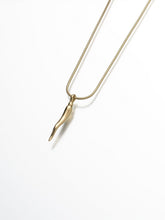 Load image into Gallery viewer, Gold Vermeil Italian Horn Memorial Jewelry Pendant Funeral Cremation Urn