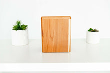 Load image into Gallery viewer, Large/Adult Artisan 280 Cubic Inches Wood Box Funeral Cremation Urn for Ashes