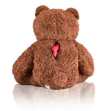 Load image into Gallery viewer, Small/Keepsake 2 Cubic Inches Dark Brown Teddy Bear Cremation Urn for Ashes