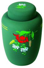 Load image into Gallery viewer, Floral Cornstarch 238 Cubic Inches Large/Adult Funeral Cremation Urn for Ashes