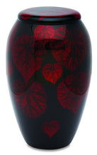 Load image into Gallery viewer, Falling Leaves 210 Cubic Inches Large/Adult Funeral Cremation Urn for Ashes