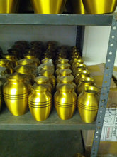 Load image into Gallery viewer, Solid Brass Keepsake & Heart Box, 3 Cubic Inches Funeral Cremation Urn New