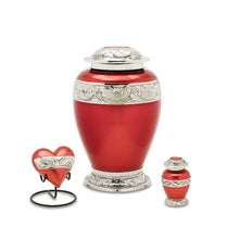 Load image into Gallery viewer, Berkshire Red 3 Cubic Inches Small/Keepsake Funeral Cremation Urn for Ashes