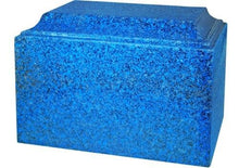 Load image into Gallery viewer, Large/Adult 225 Cubic Inch Tuscany Sapphire Cultured Marble Cremation Urn