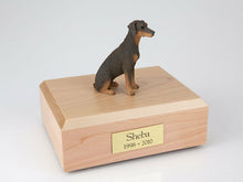Load image into Gallery viewer, Doberman Red Pet Funeral Cremation Urn Avail. in 3 Different Colors & 4 Sizes