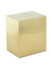 Load image into Gallery viewer, Large/Adult 200 Cubic Inch Niche Size Brass Funeral Cremation Urn for Ashes