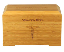 Load image into Gallery viewer, Large/Adult 245 Cubic Inches Tribute Bamboo Funeral Cremation Urn for Ashes
