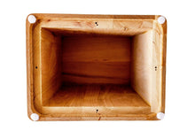 Load image into Gallery viewer, Large/Adult Artisan 280 Cubic Inches Wood Box Funeral Cremation Urn for Ashes
