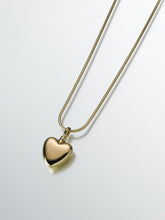 Load image into Gallery viewer, Gold Vermeil Small Heart Memorial Jewelry Pendant Funeral Cremation Urn