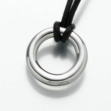 Load image into Gallery viewer, Sterling Silver Eternity Memorial Jewelry Pendant Funeral Cremation Urn
