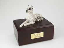 Load image into Gallery viewer, Great Dane, Harlequin Pet Cremation Urn Available in 3 Diff Colors & 4 Sizes