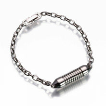 Load image into Gallery viewer, Narrow Band Rollo Link Bracelet Jewelry Funeral Cremation Urn