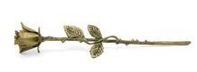 Load image into Gallery viewer, New, Solid Brass Bronze Threaded Rose Keepsake Funeral Cremation Urn For Ashes