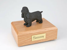 Load image into Gallery viewer, English Cocker Pet Funeral Cremation Urn Avail. in 3 Different Colors & 4 Sizes