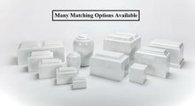 Load image into Gallery viewer, Classic Marble Cobalt Adult Funeral Cremation Urn, 210 Cubic Inches TSA Approved
