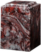 Load image into Gallery viewer, Large/Adult 220 Cubic Inch Windsor Firerock Cultured Marble Cremation Urn