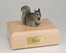 Load image into Gallery viewer, Squirrel Gray Figurine Wildlife Cremation Urn Available in 3 Colors & 4 Sizes
