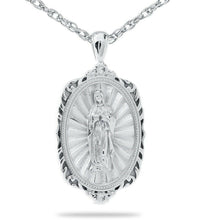 Load image into Gallery viewer, Lady of Guadalupe Stainless Steel Pendant/Necklace Cremation Urn for Ashes
