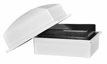 Load image into Gallery viewer, Crowne Vault Small White Coronet Polymer Compact Funeral Cremation Urn Burial Vault