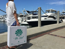 Load image into Gallery viewer, Biodegradable Sand Shell Adult/Companion Funeral Cremation Urn, 400 Cubic Inches