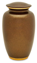 Load image into Gallery viewer, Gold 210 Cubic Inches Large/Adult Funeral Cremation Urn for Ashes