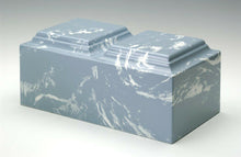 Load image into Gallery viewer, Classic Marble Wedgewood Companion Cremation Urn, 420 Cubic Inches, TSA Approved