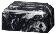 Load image into Gallery viewer, Small/Keepsake 22 Cubic Inch Marlin Tuscany Cultured Marble Cremation Urn