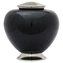 Load image into Gallery viewer, Large/Adult 200 Cubic Inch Black Baroque Shadow Brass Funeral Cremation