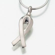 Load image into Gallery viewer, Sterling Silver Remembrance Ribbon Memorial Jewelry Funeral Cremation Urn
