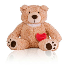 Load image into Gallery viewer, Small/Keepsake 2 Cubic Inches Light Brown Teddy Bear Cremation Urn for Ashes