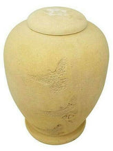 Load image into Gallery viewer, Large/Adult 220 Cubic Inch Biodegradable Flying Dove Funeral Cremation Urn