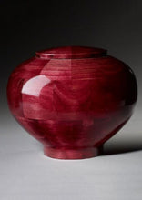 Load image into Gallery viewer, Peony Pink Poplar Wood Infant/Child/Pet Funeral Cremation Urn, 90 Cubic Inches