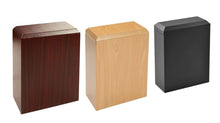 Load image into Gallery viewer, Large/Adult 215 Cubic Inches Dark Grain Simplicity Cremation Urn for Ashes