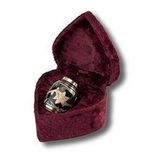 Load image into Gallery viewer, Set of Adult (202 cubic inch) & Keepsake (3 inch) Brass Funeral Cremation Urns