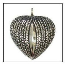 Load image into Gallery viewer, My Heart Sterling Silver Funeral Cremation Urn Pendant w/Chain for Ashes